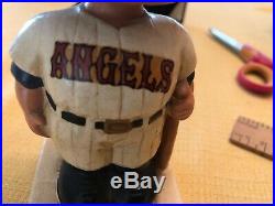 Vintage 1961 1963 Los Angeles Angels White Base Baseball Nodder Bobblehead Old