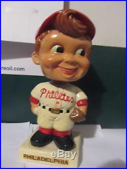 Vintage 1961-1963 Phillies white base bobble head nodder