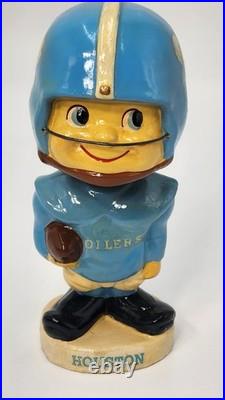 Vintage 1961 AFL Houston Oilers Bobblehead Nodder Baggy Shirt