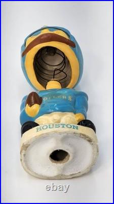 Vintage 1961 AFL Houston Oilers Bobblehead Nodder Baggy Shirt