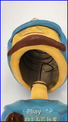 Vintage 1961 AFL Houston Oilers Bobblehead Nodder Baggy Shirt