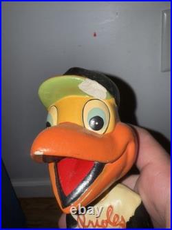 Vintage 1961 Lego Baltimore Orioles Mascot MLB Baseball Bobblehead Nodder