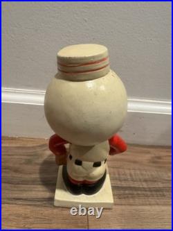 Vintage 1961 White Base Nodder Bobblehead Cincinnati Reds