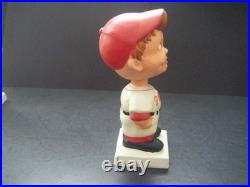 Vintage 1961 White Base Paper Mache Bobble Head Nodder Philadelphia Phillies