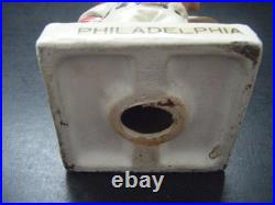 Vintage 1961 White Base Paper Mache Bobble Head Nodder Philadelphia Phillies