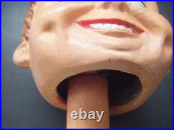 Vintage 1961 White Base Paper Mache Bobble Head Nodder Philadelphia Phillies