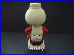 Vintage 1961 White Base Paper Mache Nodder Bobbinhead Cincinnati Reds