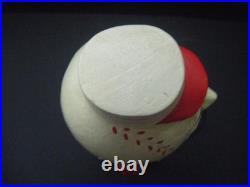 Vintage 1961 White Base Paper Mache Nodder Bobbinhead Cincinnati Reds