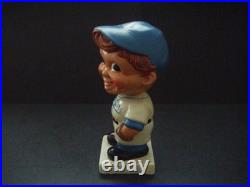 Vintage 1961 White Base Paper Mache Nodder Bobbinhead Los Angeles Dodgers