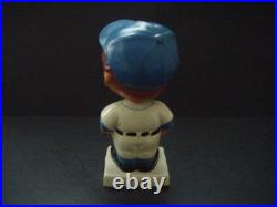 Vintage 1961 White Base Paper Mache Nodder Bobbinhead Los Angeles Dodgers