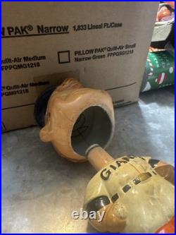 Vintage 1961 White square Base Paper Mache Nodder Bobblehead San Francisco Giant