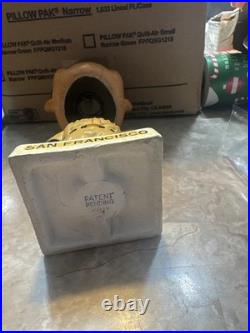 Vintage 1961 White square Base Paper Mache Nodder Bobblehead San Francisco Giant