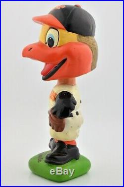 Vintage 1962 Baltimore Orioles Mascot Bobble Head Baseball Mlb