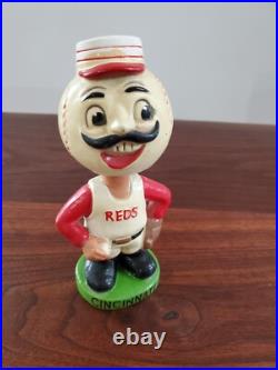 Vintage 1962 Cincinnati Reds Original Mr. Redlegs Nodder Mascot (japan)