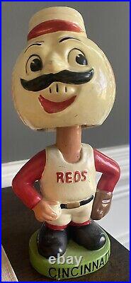Vintage 1962 Cincinnati Reds Original Mr. Redlegs Nodder Mascot (japan)