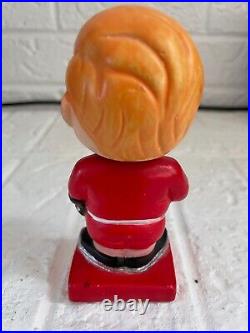 Vintage 1962 Detroit Red Wings NHL Mini Bobblehead Hockey Doll with Original Box