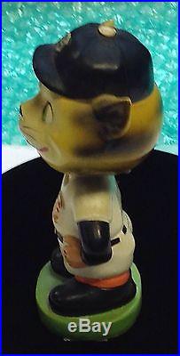 Vintage 1962 Detroit Tiger's Bobble Head Nodder Mascot Japan withorig labels GEM! 8