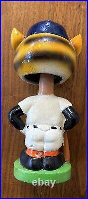 Vintage 1962 Detroit Tigers Bobblehead Japan Tiger Face Paws Green Base (VG)