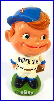 Vintage 1962 Japan Chicago White Sox Bobblehead Nodder Big Smile Green Base