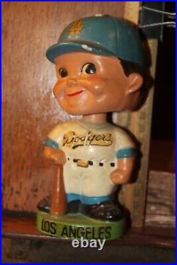 Vintage 1962 Los Angeles Dodgers MLB Bobble Head Composition Japan SS Corp