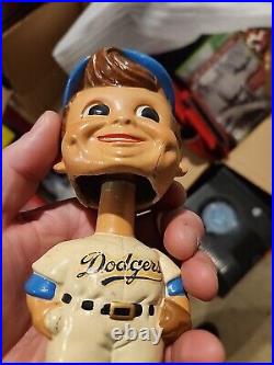 Vintage 1962 Los Angeles Dodgers MLB Bobble Head Composition Japan SS Corp