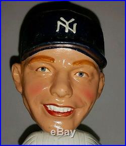 Vintage 1962 Mickey Mantle Bobblehead Nodder Bobbin New York Yankees withBOX