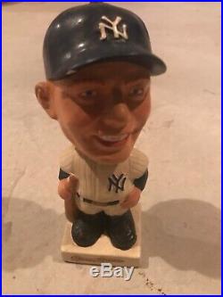 Vintage 1962 Mickey Mantle Bobblehead Nodder NY Yankees HOF