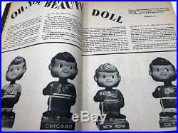 Vintage 1962 NHL Hockey Bobblehead Dolls Nodder Leafs Bruins Canadiens Rare Mini