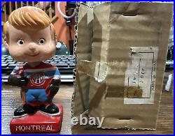 Vintage 1962 NHL Montreal Canadiens Hockey Mini Bobblehead Nodder Bobble Head