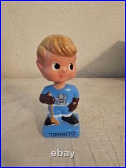 Vintage 1962 NHL Toronto Maple Leafs Hockey Mini Bobblehead Nodder Bobble Head