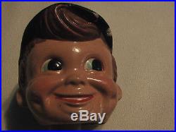 Vintage 1962 NY YANKEES Green Base Boy Head BOBBLEHEAD Doll