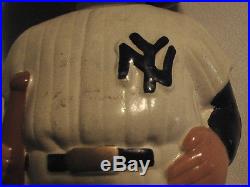 Vintage 1962 NY YANKEES Green Base Boy Head BOBBLEHEAD Doll