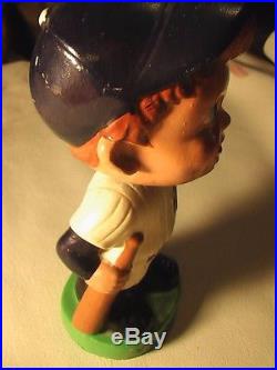 Vintage 1962 NY YANKEES Green Base Boy Head BOBBLEHEAD Doll