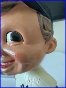 Vintage 1962 New York Yankees Bobble Head Nodder Green Base Variation Rare