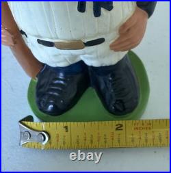 Vintage 1962 New York Yankees Bobble Head Nodder Green Base Variation Rare