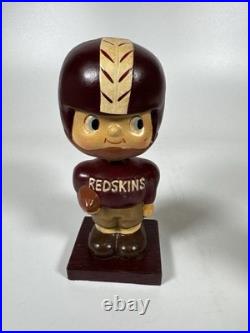 Vintage 1962 Washington Redskins Square Base Bobblehead / Nodder / Bobbing Head