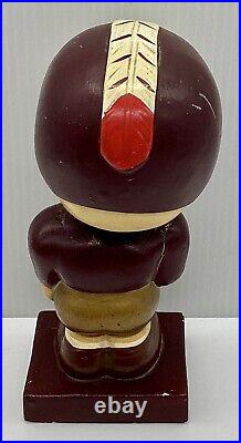 Vintage 1962 Washington Redskins Square Base Bobblehead / Nodder / Bobbing Head