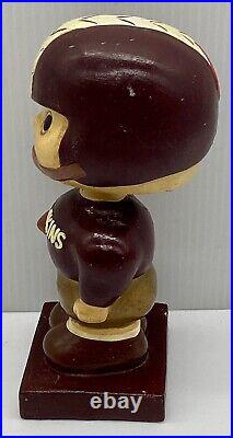 Vintage 1962 Washington Redskins Square Base Bobblehead / Nodder / Bobbing Head