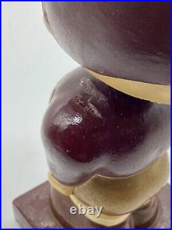 Vintage 1962 Washington Redskins Square Base Bobblehead / Nodder / Bobbing Head