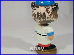Vintage 1964-67 Chicago Cubs Gold Round Base Bobble Head
