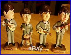 Vintage 1964 CarMascot Beatles Bobble heads