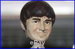 Vintage 1964 Car Mascots Inc. Beatles George Harrison Bobble Head Figure