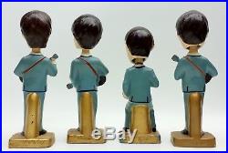 Vintage 1964 Car Mascots Inc The Beatles Bobb'n Head Bobblehead 8 Dolls