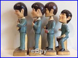 Vintage 1964 The Beatles Bobble Heads Nodders