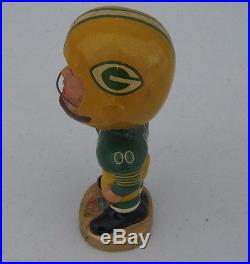 Vintage 1965-1968 Green Bay Packers Realistic Face Nodder Bobble Head A Beauty