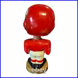 Vintage 1965 Kansas City Chiefs AFL Ear Pad Football Bobblehead Nodder Early