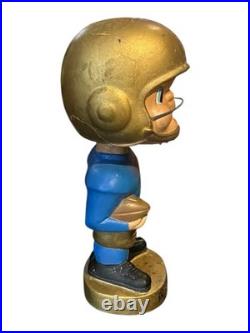 Vintage 1965 Navy Naval Academy Ear Pad Football Bobblehead Nodder Early