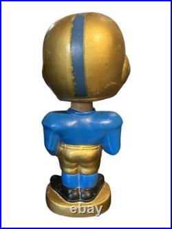 Vintage 1965 Navy Naval Academy Ear Pad Football Bobblehead Nodder Early