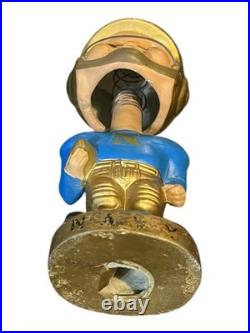 Vintage 1965 Navy Naval Academy Ear Pad Football Bobblehead Nodder Early