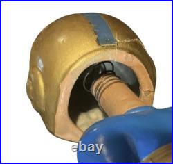 Vintage 1965 Navy Naval Academy Ear Pad Football Bobblehead Nodder Early